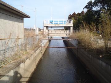 新川1号水門の写真